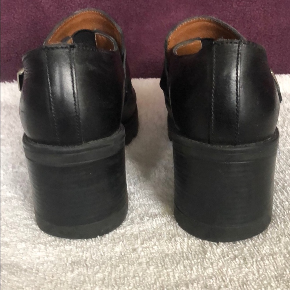 Woman’s Chunky "Biker Type" Shoe - Picture 2 of 4